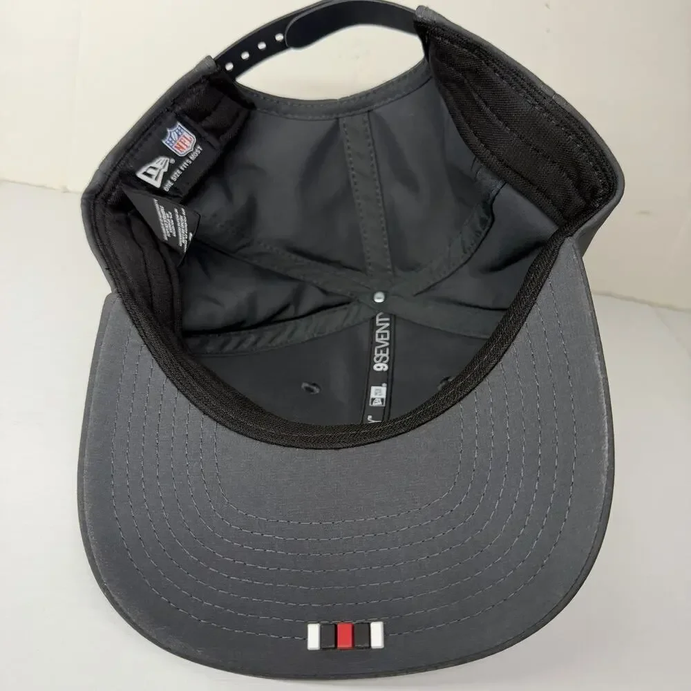 Atlanta Falcons New Era 9SEVENTY Hat Cap Patch Performance NFL Sideline Charcoal